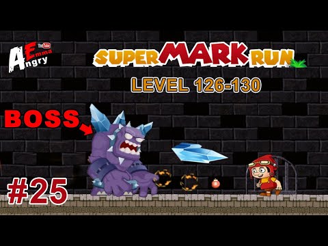 Super Mark Run - Gameplay #25 level 126-130 + BOSS (Android)