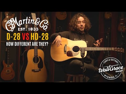 Answering the most asked question about Martin guitars // Martin D-28 vs HD-28 Which one is for you?
