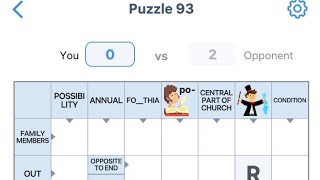 Crossword Master Puzzle 93 Walkthrough Gameplay Android,iOS 