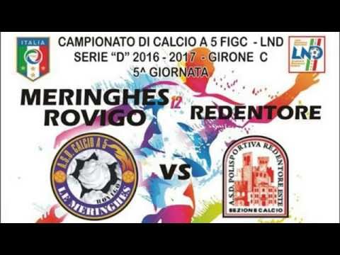 Meringhes Rovigo - Redentore 3-1 - Highlights - Serie D 2016/17 - Futsal