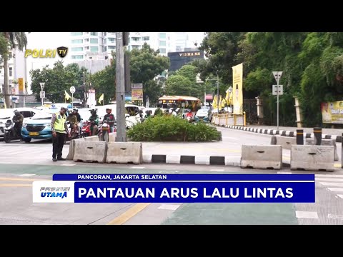 NTMC POLRI - PANTAUAN ARUS LALU LINTAS SORE DI PANCORAN, JAKARTA SELATAN