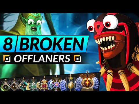 Top 8 MOST BROKEN Heroes to Play at EVERY RANK in 7.27 - Offlane Tips and Tricks - Dota 2 Pro Guide