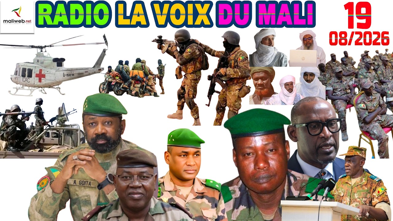 La Revue de Presse de la RADIO LA VOIX DU MALI du 19 Août 2026