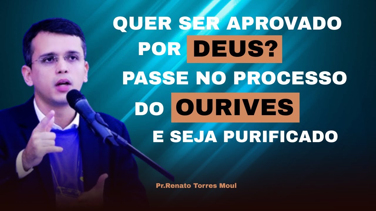 Pregação: DEUS ESTÁ TE MOLDANDO! AGUENTE O PROCESSO! | Pr. Renato Torres Moul✔️