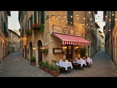 Italian Music Café Ambience | Cozy Italian Restaurant Background for Studying, Dining & Relaxing