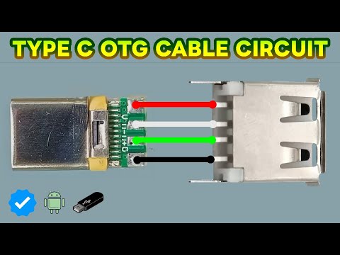 😀 Type C OTG Cable Easy Way Circuit । Type C OTG । Diy Type C OTG #typec #new #diy #electronic
