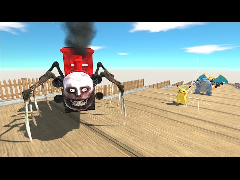 NEW UNIT ! CHOO CHOO CHARLES DEATH FALL - Animal Revolt Battle Simulator