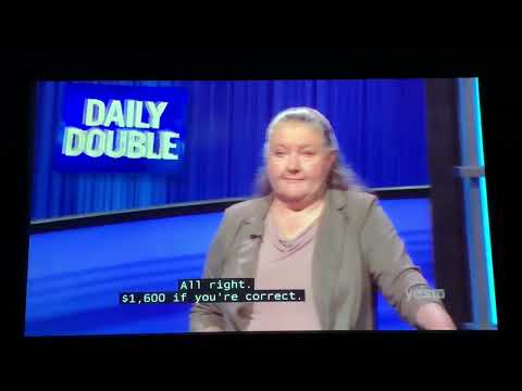 Jeopardy, Rhone Talsma Day 2 - 1st Daily Double (1/27/22)