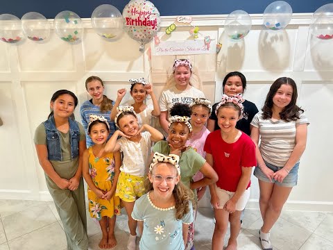 Zoë's 11th Birthday "Spa Party"