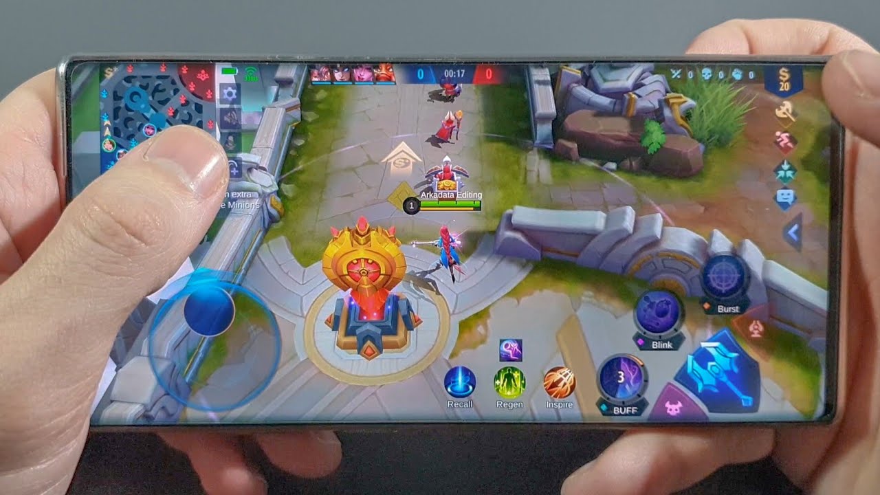 Samsung Note 10 Plus 12/256 Exynos 9825 Mobile Legends 60fps Test