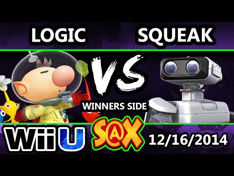 S@X - VGBC | Logic (Diddy Kong, Olimar) Vs. Squeak (ROB) SSB4 Singles - Smash For Wii U
