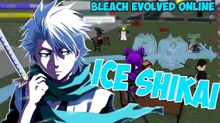 ICE SHIKAI "FIRST LOOK" | Bleach Evolved Online | ROBLOX