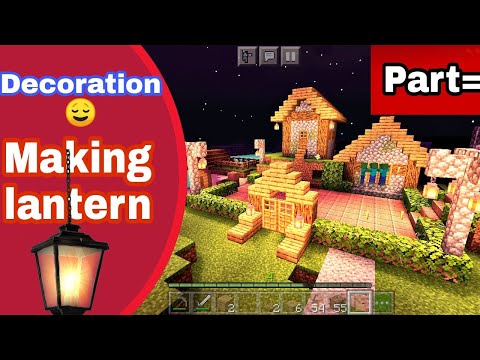 How to make lantern in minecraft | Ypro gaming |...