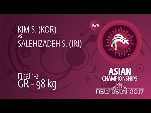 GOLD GR - 98 kg: S. SALEHIZADEH (IRI) df. S. KIM (KOR) by TF, 14-4