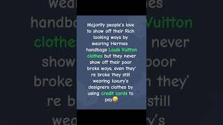 People’s love to show off their Rich Looking ways but not Poor broke way 🤣 #people #showoff #rich