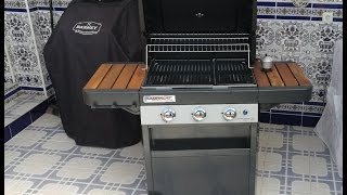 Campingaz Gasgrill 9,6 kW mit 3 Brennern aus Edelstahl - Culinary Modular Option