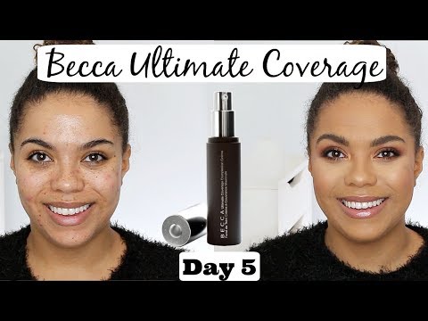 Becca Ultimate Coverage Complexion Creme Review (oily skin/scarring) Video