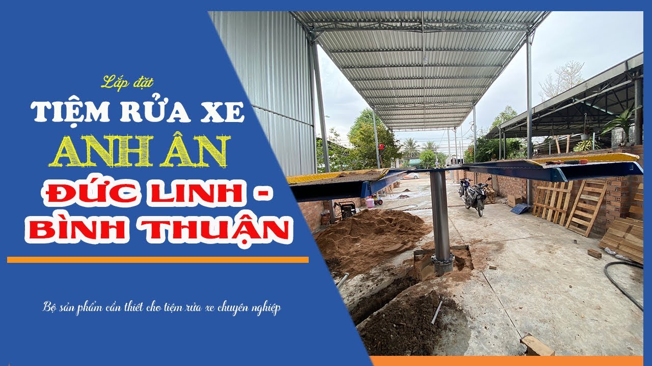 Cầu nâng 1 trụ rửa xe Bình Thuận ( Báo giá trọn bộ) 6