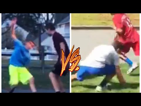Philip’s ankle breaker vs Peter’s ankle breaker!