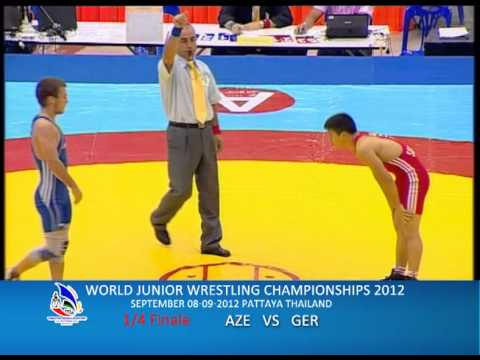 WORLD JUNIOR WRESTLING CHAMPIONSHIPS 2012_AZE VS GER