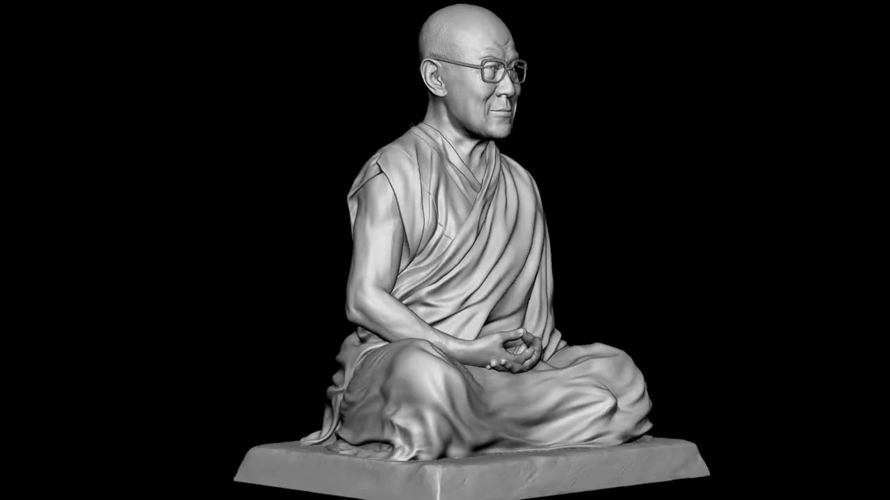 Dalai Lama statue 3D Print Model