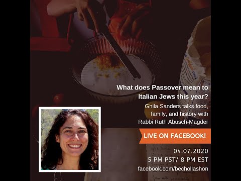 Meet Ghila Sanders of the Italian Jewish Community