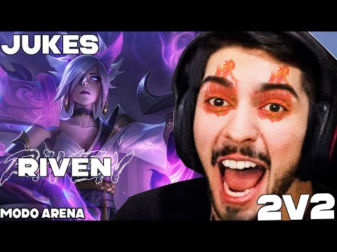 JUKES DE RIVEN NO 2v2 (MODO ARENA) - DUO GRATIS150ML - Partida completa.