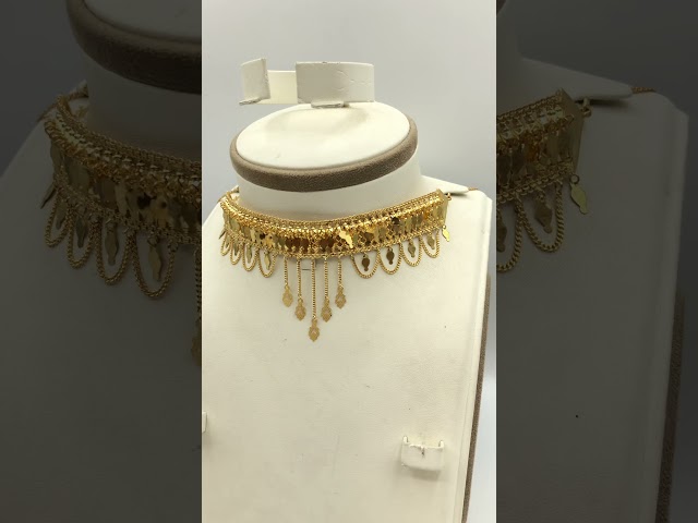 }فرع (1)شوكر ذهب عيار 21 الوزن 24.80 جرام