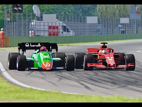 Ferrari F1 2018 vs Benetton F1 1984 - Imola