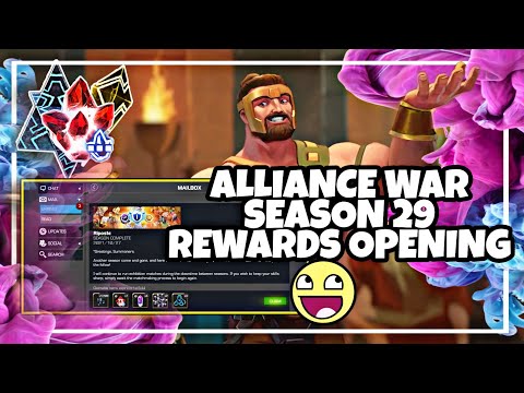 Alliance War Season 29 Rewards! Crystal openings. | Marvel Contest of Champions