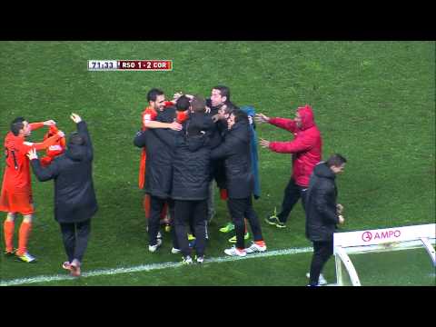 La Liga | Gol de Dubarbier (1-2) en el Real Sociedad - Córdoba CF | 27-11-2012 | J5