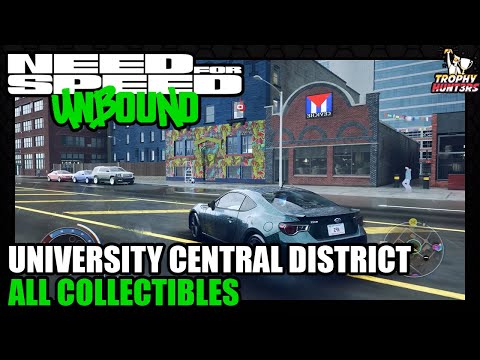 Need for Speed: Unbound - University Central District All Collectibles