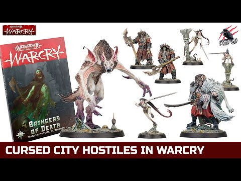 USE CURSED CITY HOSTILES IN WARCRY - 1000 Point Villains Warband Includes Fighter Cards & Abilities