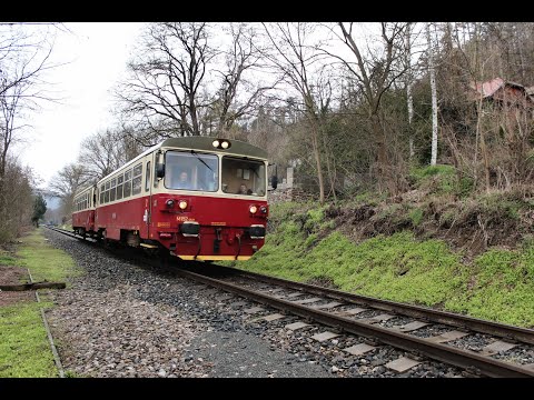 810 517 (M152.0517) Sp 1279 "Posázavský motoráček" odbočka Skochovice 9.4.2023