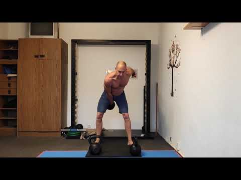 Every minute on the minute kettlebell complex. 32kg
