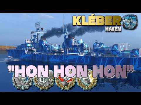 Destroyer Kléber: "HON HON HON" - World of Warships