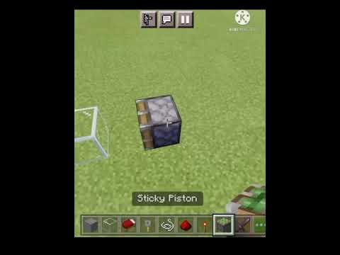 how to make automatic door in Minecraft