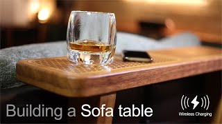 Ultimate DIY Sofa Table: Perfect for Drinks & Phone Charging