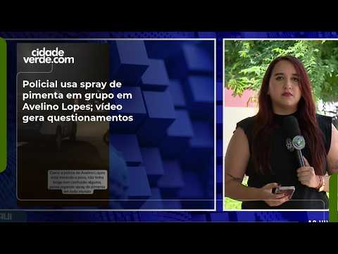 Policial usa spray de pimenta em grupo em Avelino Lopes; vídeo gera questionamentos
