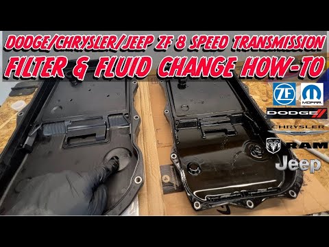 Dodge/ Chrysler /Jeep 8 Speed ZF Transmission Filter & Fluid Replacement How-To