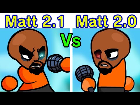 Friday Night Funkin' Wii Funkin' Matt 2.1 Vs. Matt 2.0 [NEW UPDATE] [FNF MOD/Hard]