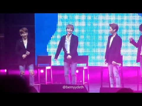 180114 Taehyun & Kenta dancing TT and Gashina @ JBJ Come True in Manila