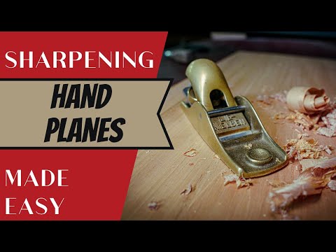 How to SHARPEN YOUR HAND PLANE - Using Sandpaper
