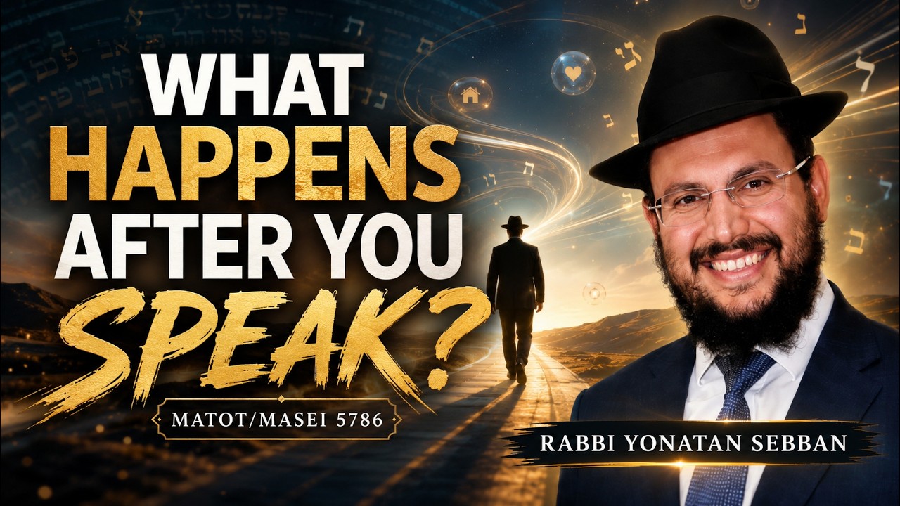The Superpower You Use Every Day | Rabbi Yonatan Sebban | Matot/Masei