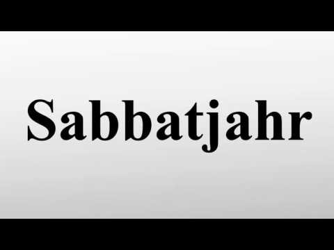 Sabbatjahr