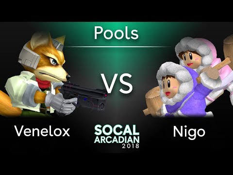 SoCal Arcadian 2018 - Venelox (Fox) VS FD | Nigo (Ice Climbers) - SSBM Pools