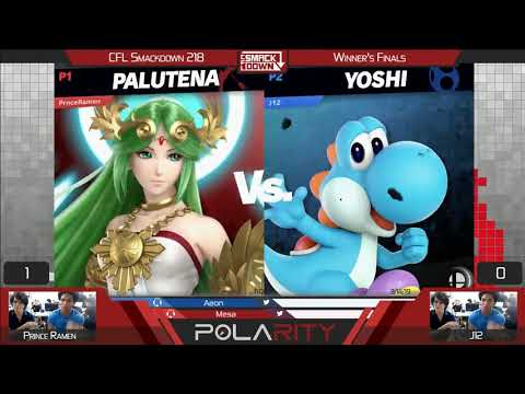 CFL Smackdown Ultimate 218 - Prince Ramen (Palutena) vs J12 (Yoshi) - Winners Finals