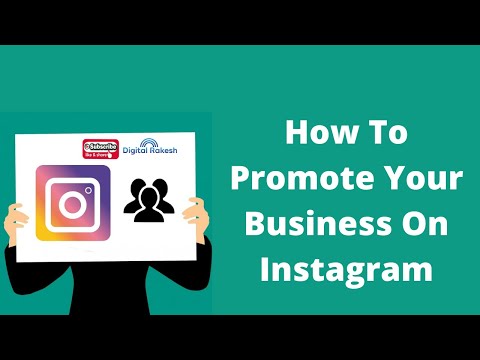 How to promote your business in instagram