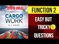 Function 2 MMD Surveyor Tricky Questions Cargo Work 2MFG Oral Preparation 2nd Mate Oral