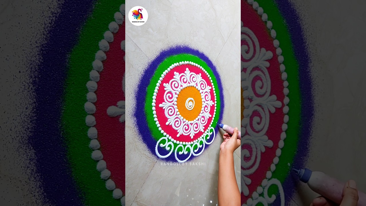 Sanskar Bharti Rangoli for Diwali Diwali Rangoli